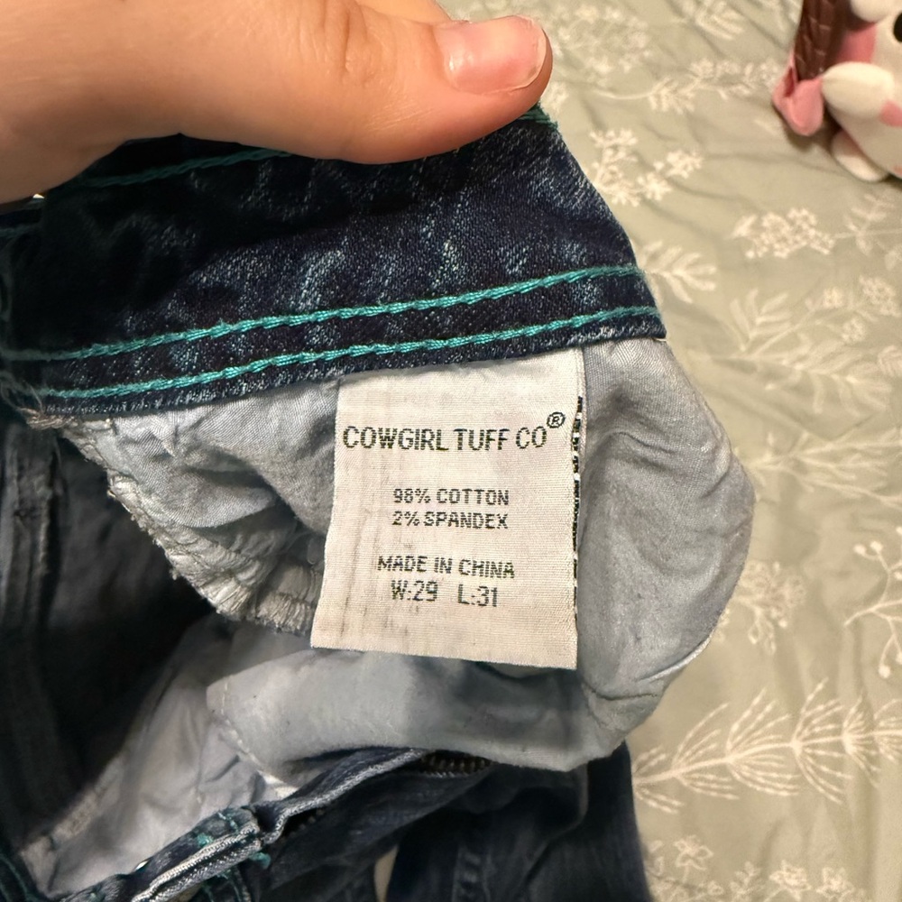 Cowgirl Tuff Boot Cut Jeans - Picture 3 of 3